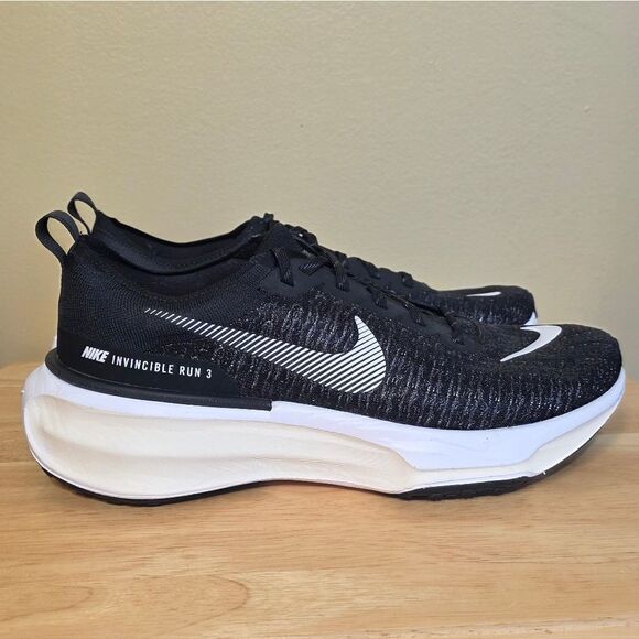 Nike ZoomX Invincible Run FK 3 Running Shoes Black White DR2615-001 Men's 11.5 - Picture 1 of 7